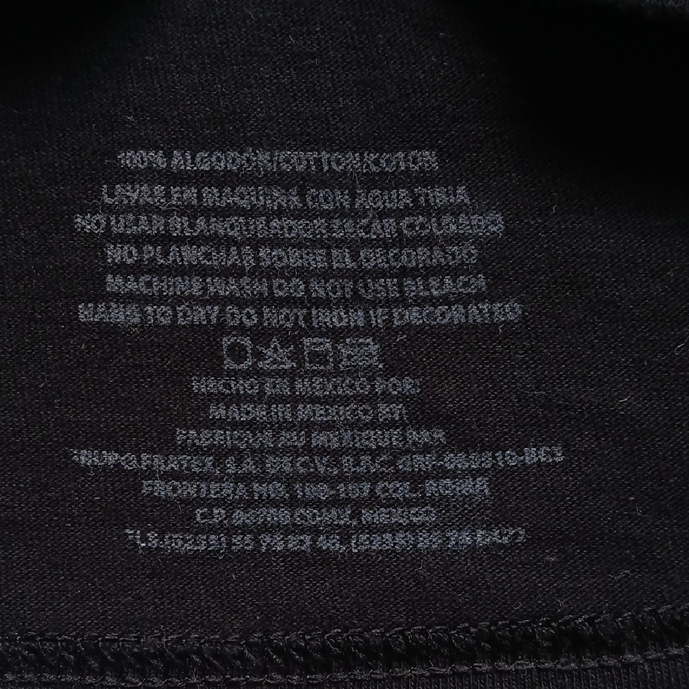 Asphalt Yacht Club Black Short Sleeve Tee with‎ Intricate Skull DesignSz L - Picture 3 of 6